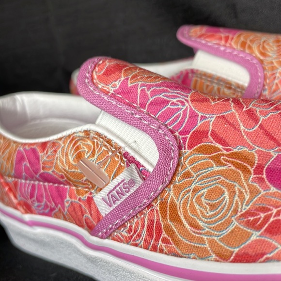 NWOT Vans Classic Slip-On - Rose Camo Pink Floral - Size Kids 3 - Picture 10 of 14